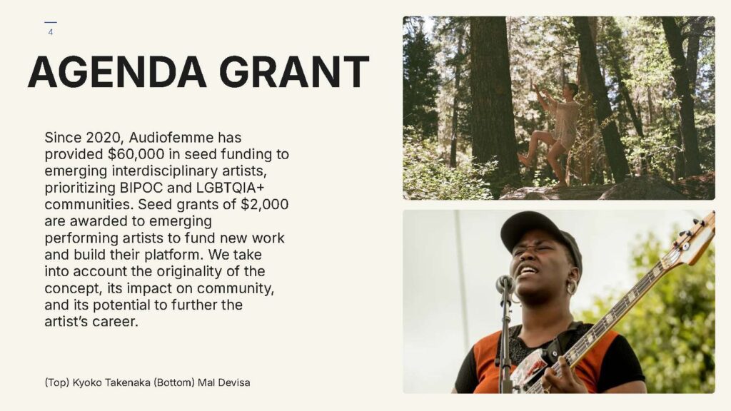 Audiofemme Program Report 2020-2025 — Page 4